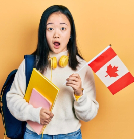 Students studying in Canada